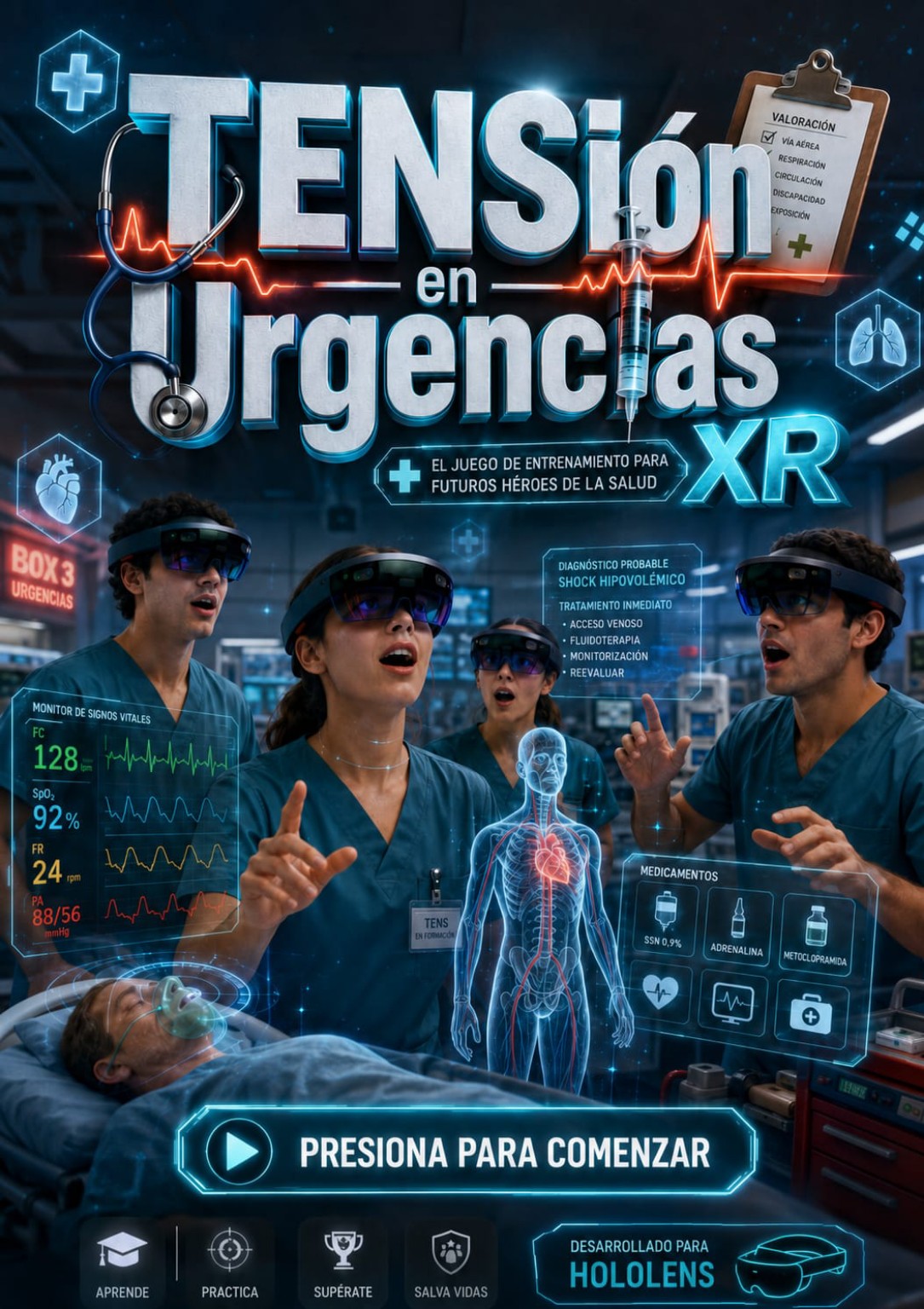 Tensión en Urgencias XR
